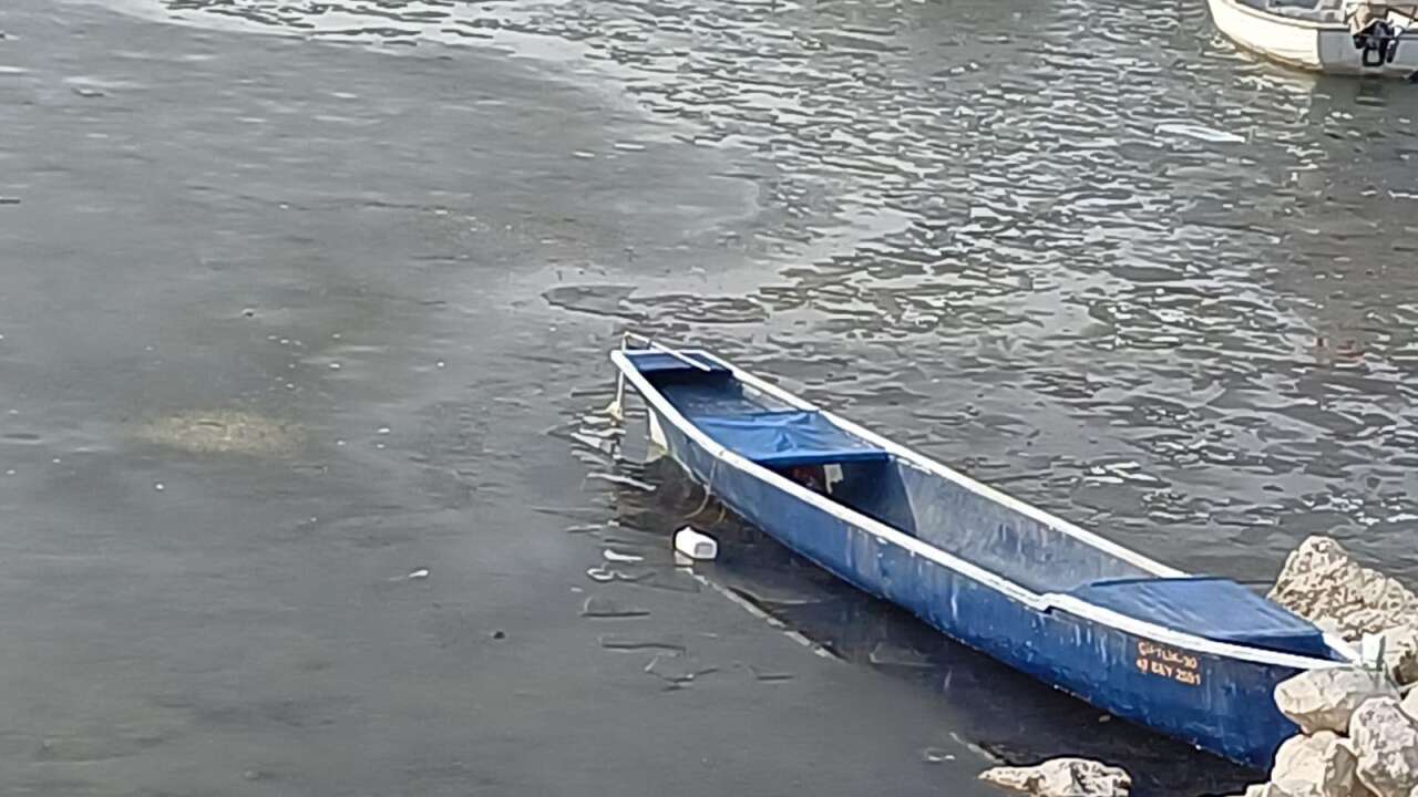 Hava sıcaklığı eksi 10'u gördü! Konya’nın denizi dondu 4